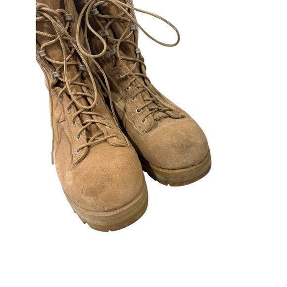 McRae Tan Military Combat Boots Vibram Sole Lace Up Men’s Size 10.5R - Picture 8 of 9